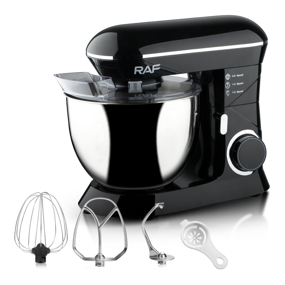 RAF R.6602 10L Professional All-in-One Stand Mixer – 1800W High-Power Commercial Dough Mixer, Meat Grinder & Juicer Station