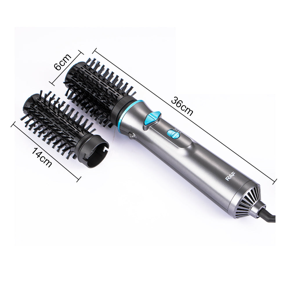 6-in-1 Hair Dryer & Volumizer Brush RAF R.0430  – Straightener, Curler & Styler