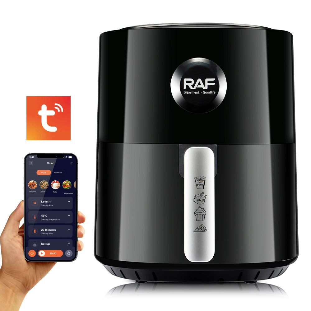 RAF 4L Smart WiFi App-Controlled Air Fryer Oven (R.5385) – 1300W 5-in-1 Digital Convection Cooker