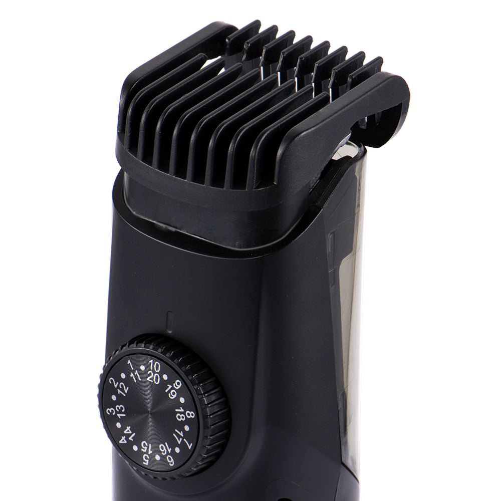 Rechargeable Waterproof Hair & Beard Trimmer RAF R.4073  – Men’s Barber Clipper with Vacuum System