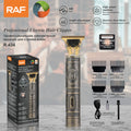 RAF R.434 USB Cordless Hair & Beard Trimmer – Titanium Blade Grooming Kit for Haircuts & Body