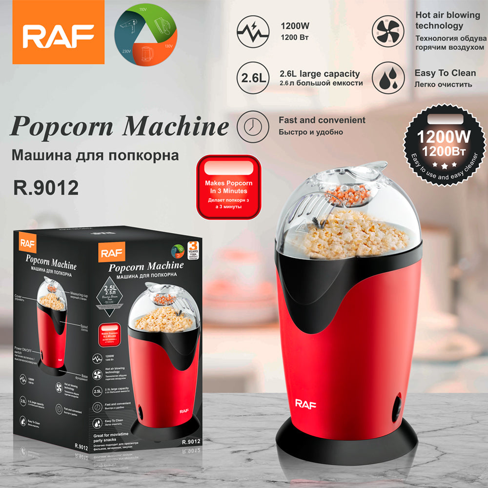 RAF Automatic Stir Corn Popcorn Maker R.9012
