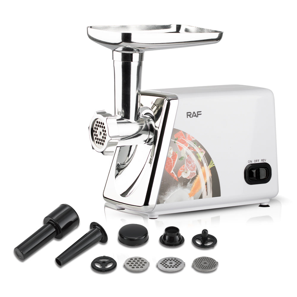 Electric Meat & Bone Grinder RAF R.3368 – Heavy Duty Sausage Stuffer & Meat Mincer Machine