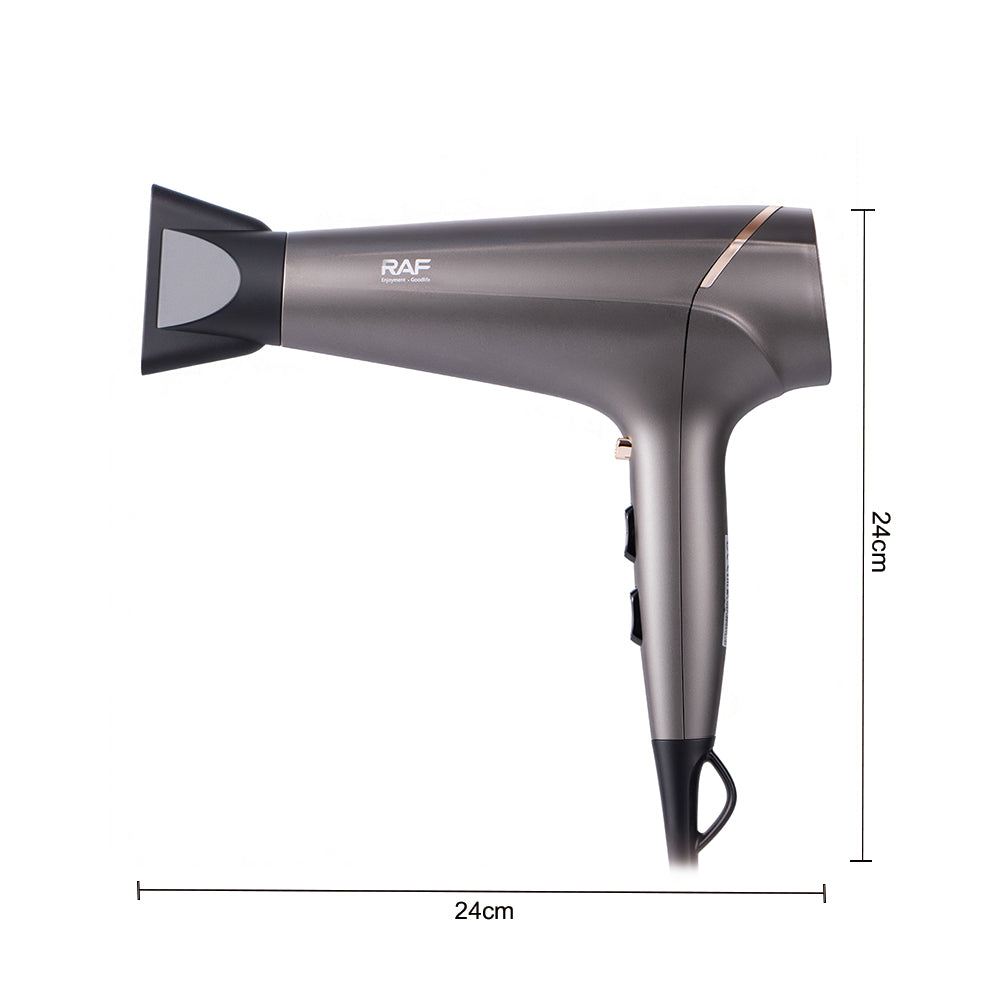 Professional Hair Dryer RAF R.4013  – 2 Speed & 3 Temperature Modes for Salon, Hotel & Home Use