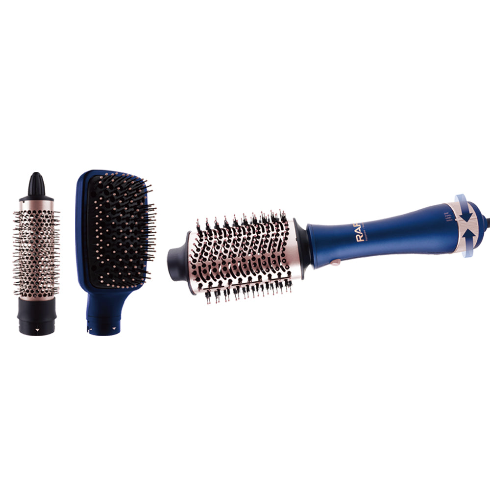 3-in-1 Hot Air Brush RAF R.4573  – Hair Dryer, Curler & Volumizer with Fast Heating Motor