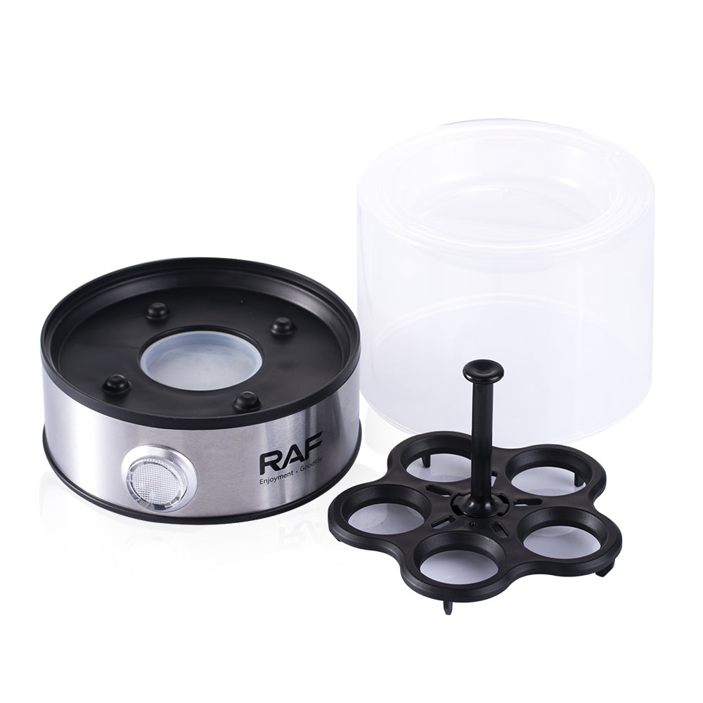 Single Layer Egg Boiler RAF R.0067  – Large Capacity Electric Egg Cooker with Auto Shut-Off & Energy Efficient 210W Heating