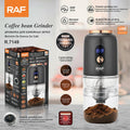 Rechargeable Coffee Bean Grinder RAF R.7149  – Portable Electric Spice & Nut Grinder for Home Use