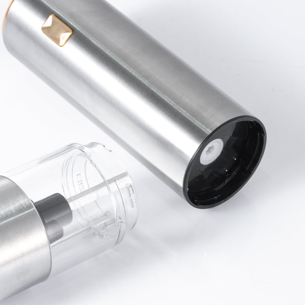 3-in-1 Manual Salt & Pepper Grinder RAF R.7141 – Stainless Steel Adjustable Spice Mill Bottle