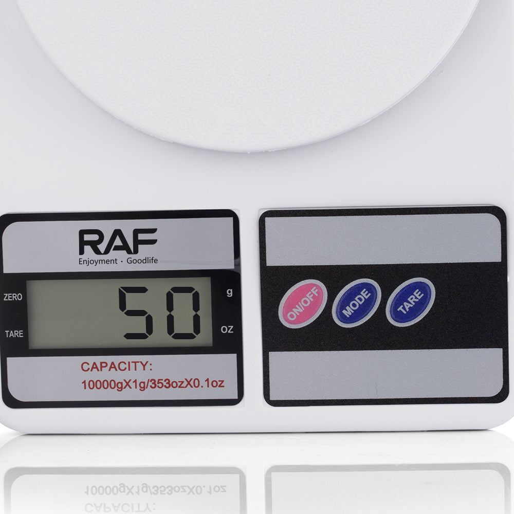 RAF Modern White Smart Digital Kitchen Scale – Model R.10015