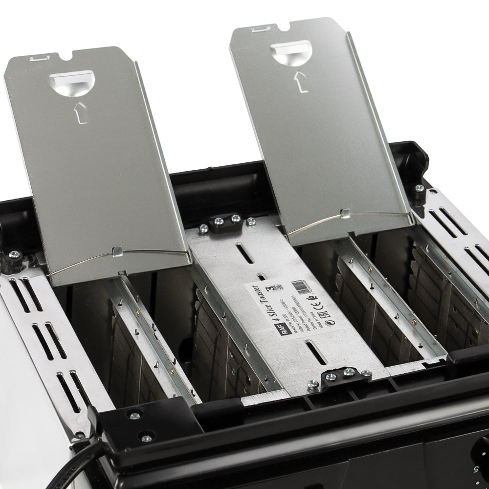 RAF 4 Slice Bread Toaster with Reheat & Defrost Function – R.505