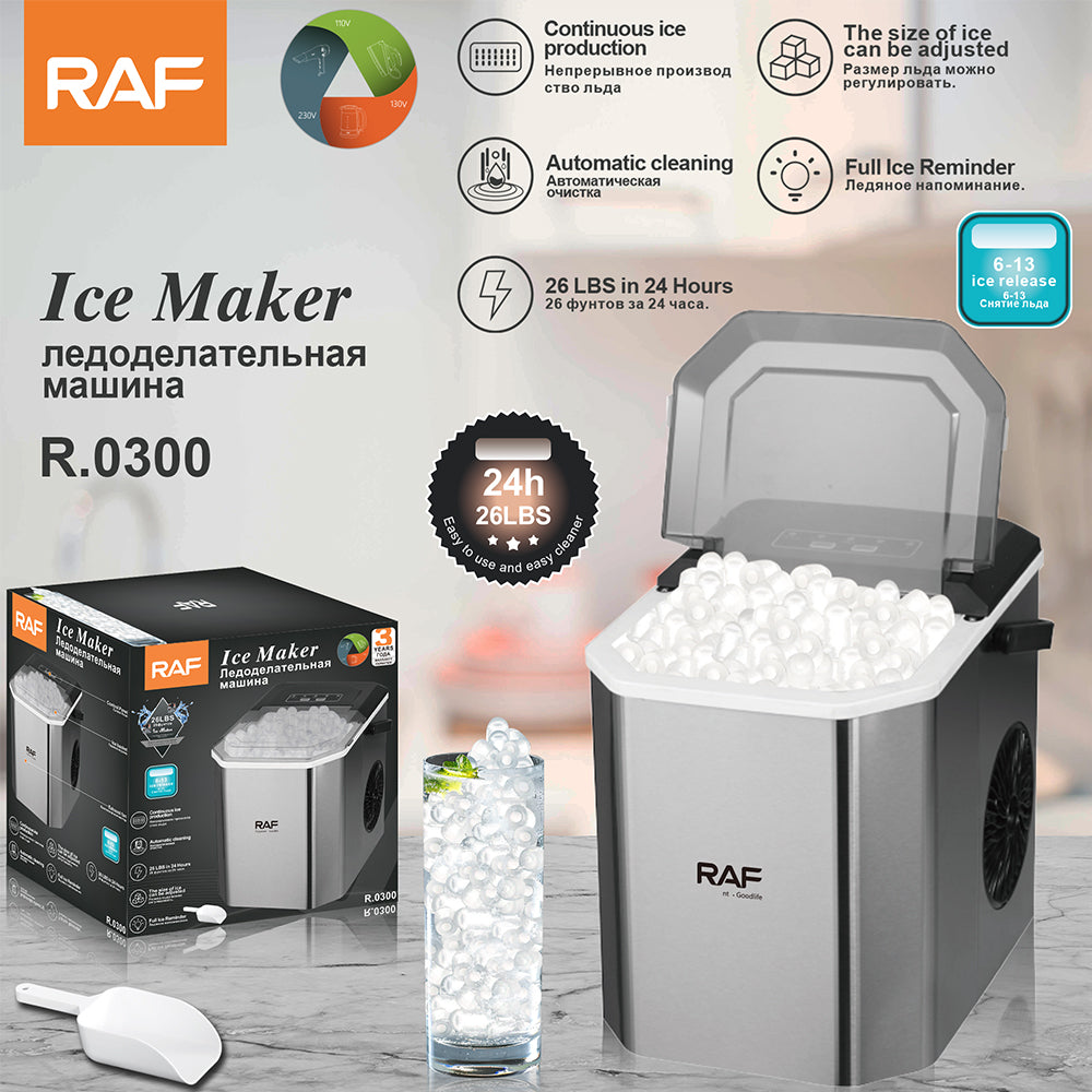 Ice Maker with Scoop Countertop Adjustable RAF  R.0300