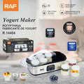 Automatic Yogurt Maker RAF R.14404  – Multi-Cup Yogurt Machine with 8 Separate Containers