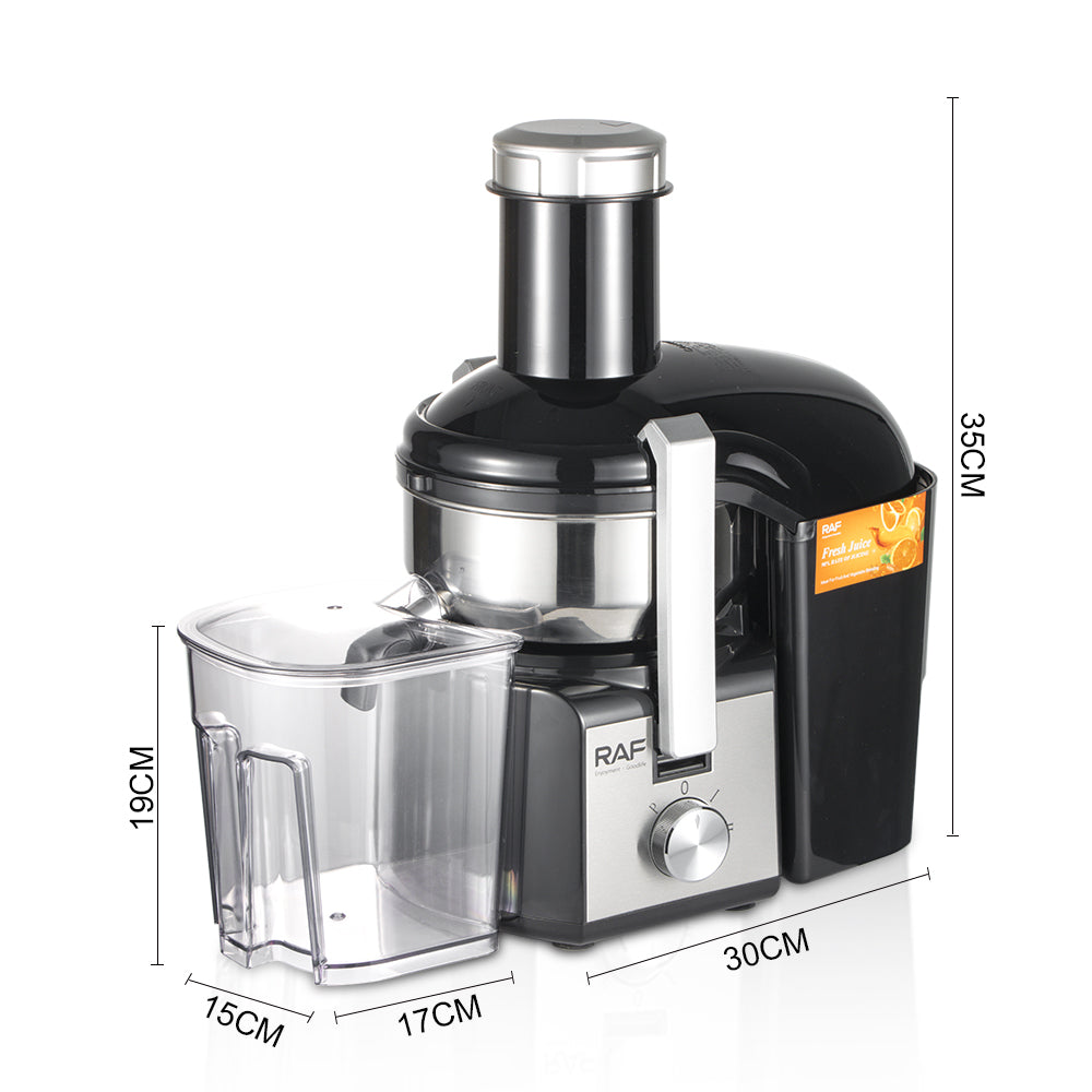 RAF R.2701 Cold Press Juicer – Large Chute Slow Masticating Juice Extractor