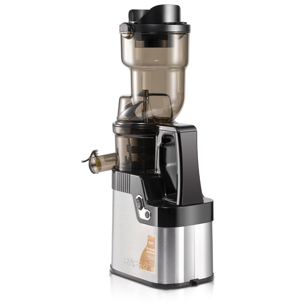 RAF R.2702 Wide Chute Cold Press Slow Juicer – Stainless Steel Masticating Juice Extractor
