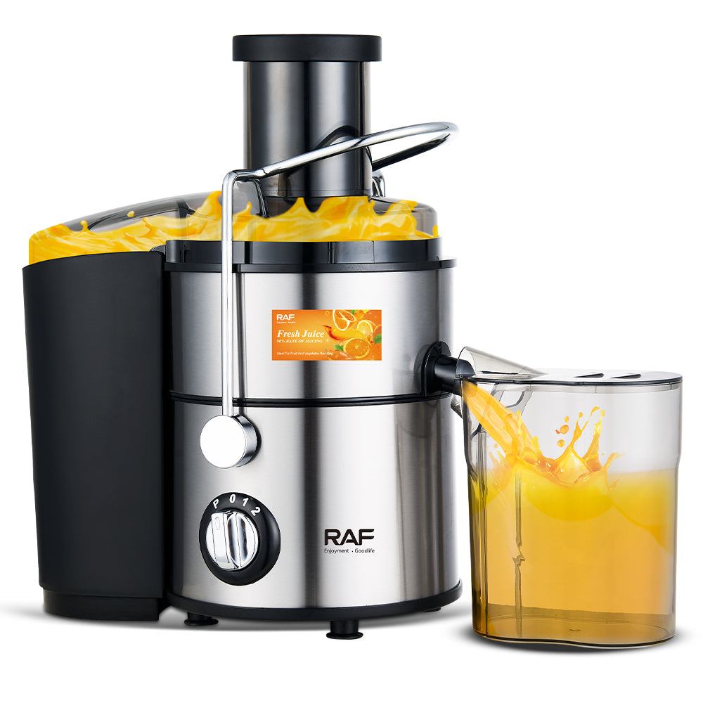 RAF R.2806 4-in-1 Big Mouth Vegetable Slow Juicer & Blender – 500W Slow Fresh Juice Extractor