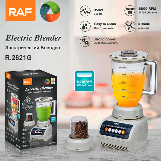 RAF R.2821 Smoothie Blender Maker – 1.5L Electric Fruit & Vegetable Juicer Blender