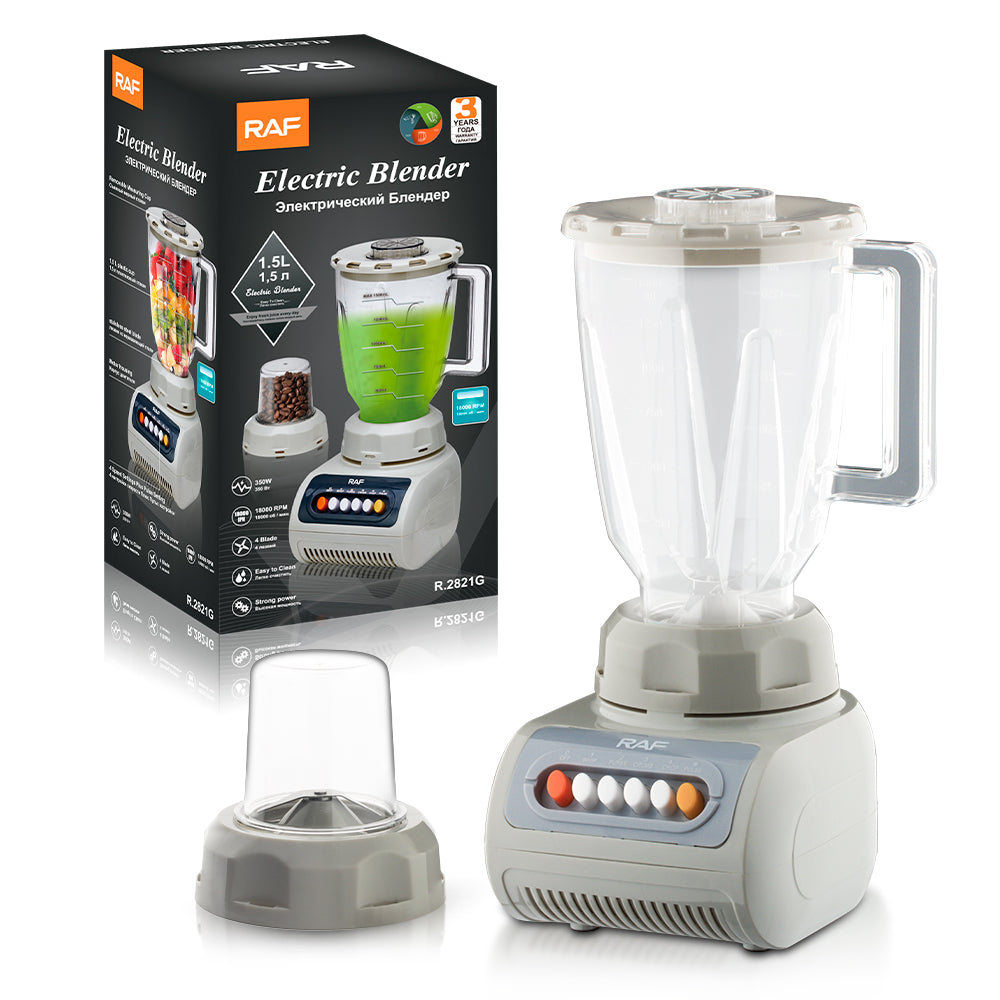 RAF R.2821 Smoothie Blender Maker – 1.5L Electric Fruit & Vegetable Juicer Blender