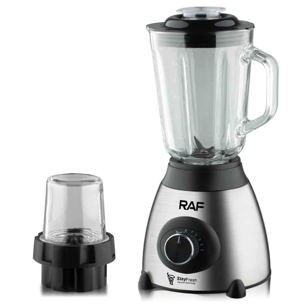 RAF R.2824 Efficient Electric Blender – 200W Power, 1.5L Measuring Jug, 4 Speed Settings with Pulse Function