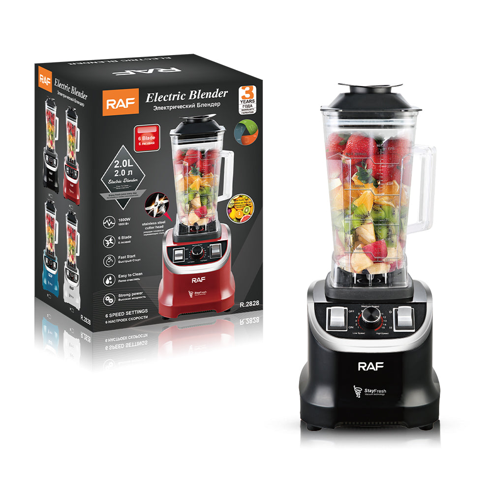 RAF R.2828 1000W Electric Blender – Heavy Duty 1.5L Ice Crusher