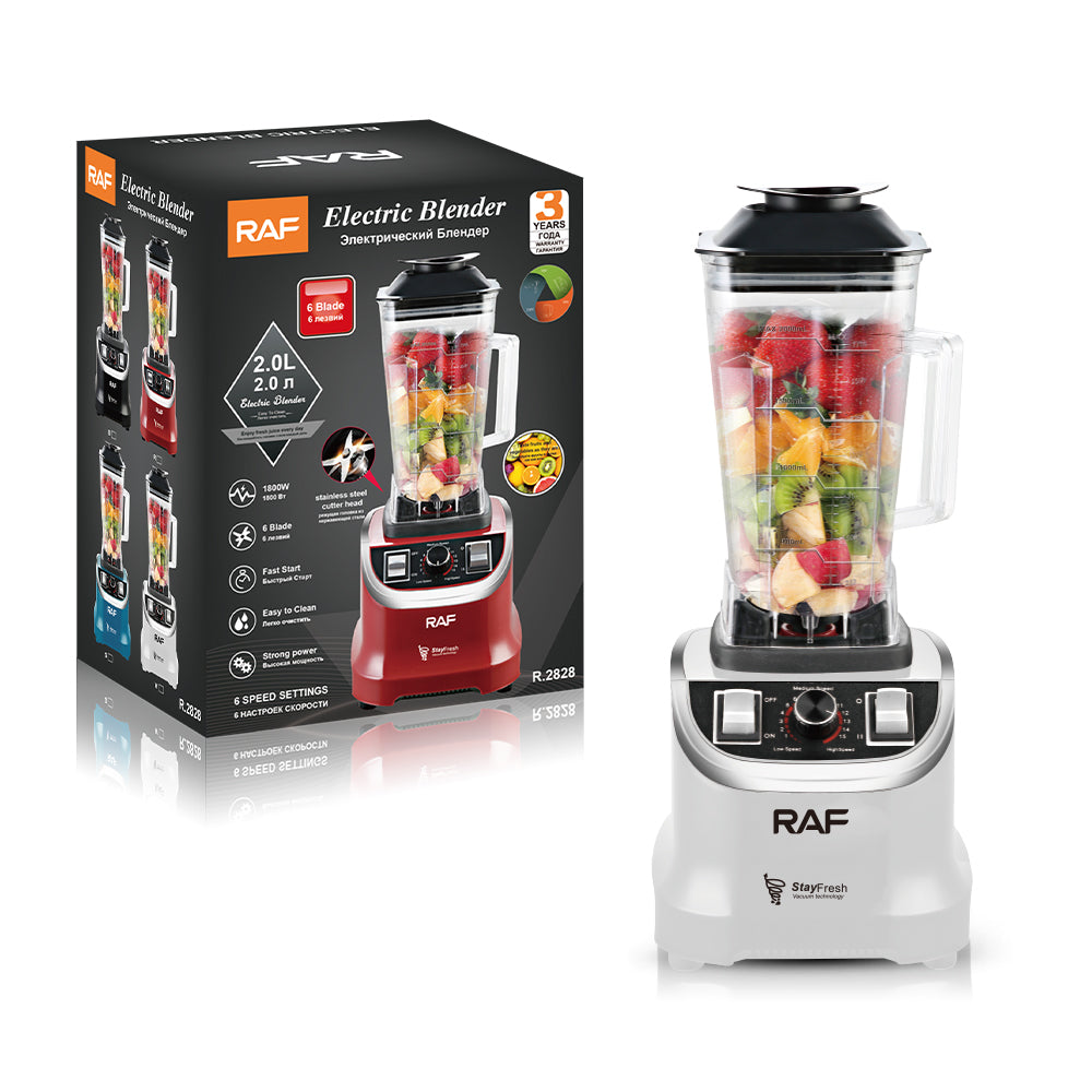 RAF R.2828 1000W Electric Blender – Heavy Duty 1.5L Ice Crusher