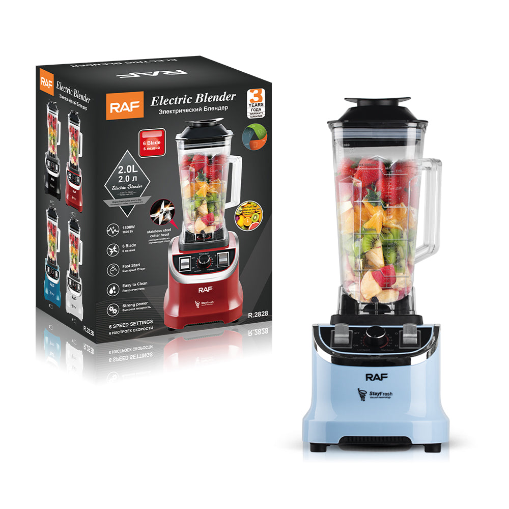 RAF R.2828 1000W Electric Blender – Heavy Duty 1.5L Ice Crusher