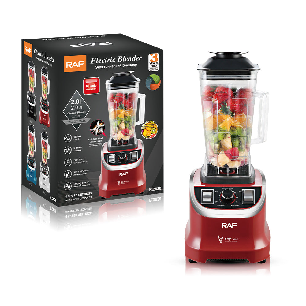 RAF R.2828 1000W Electric Blender – Heavy Duty 1.5L Ice Crusher