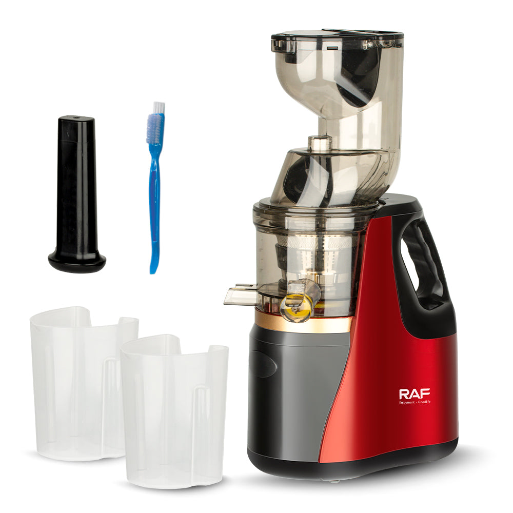 RAF R.2831 Stainless Steel Slow Juicer & Blender – 150W, 2L Capacity, Vertical Screw Slow Masticating Extractor