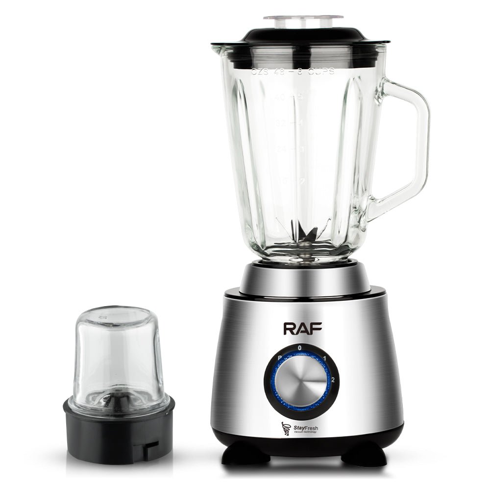 RAF R.2835 Double Cup 2-in-1 Blender & Juicer 1.5L Glass Jar