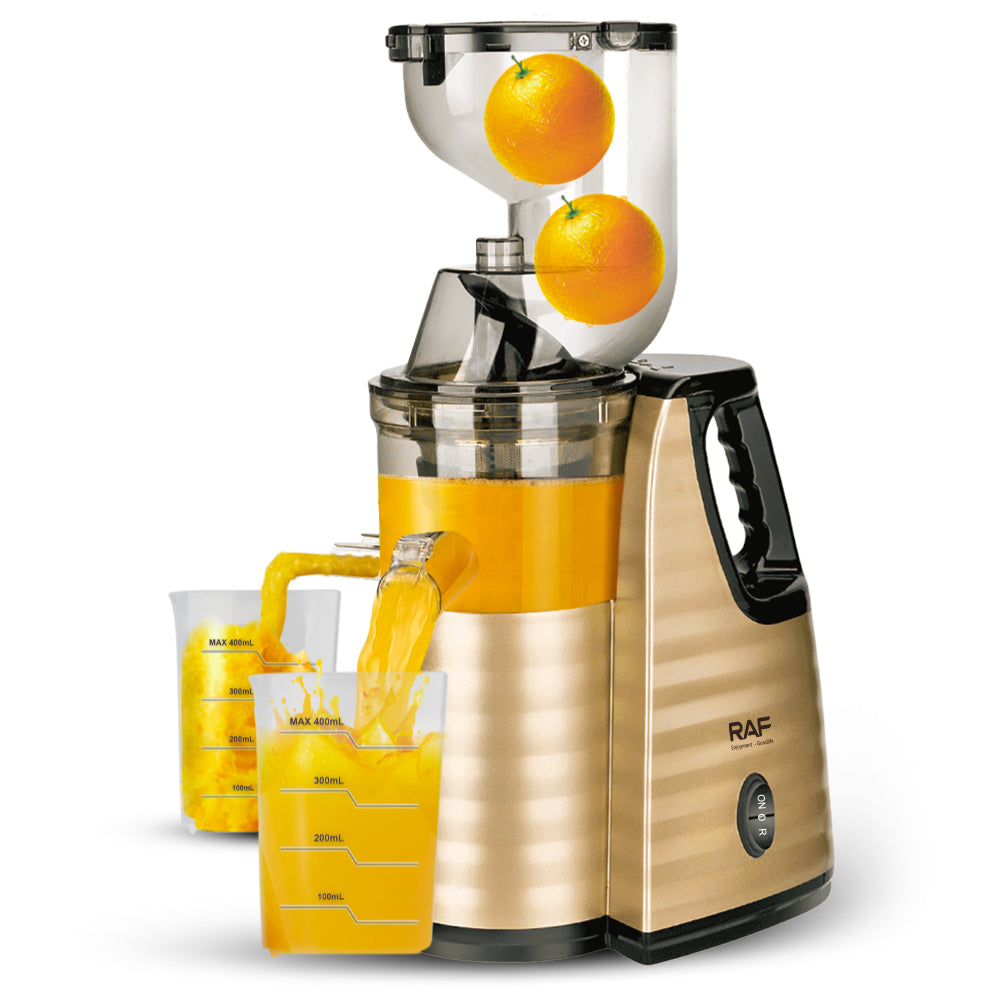 RAF R.2838 Electric Juicer & Slow Extractor – 150W, 1.5L Capacity, 2-Speed with Pulse Function