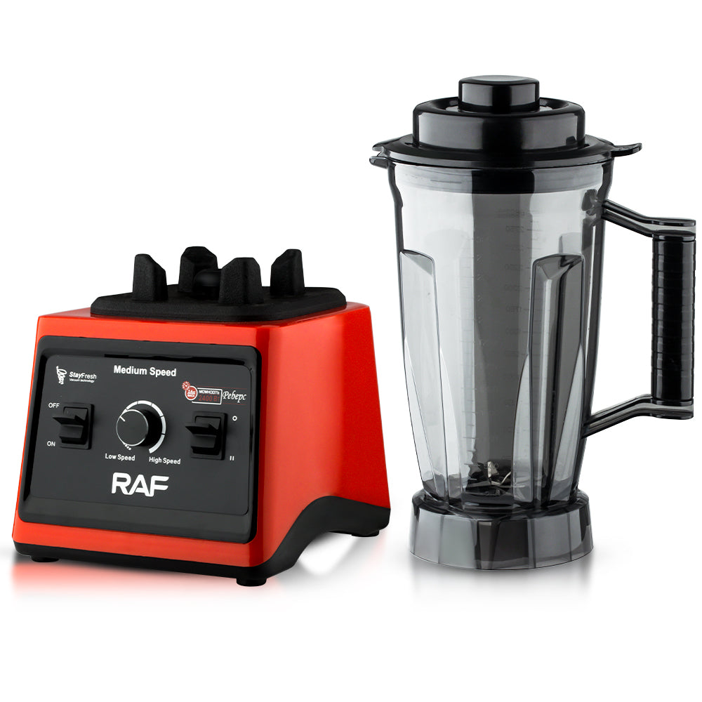 RAF R.2842 3L High-Speed Industrial Smoothie Blender – 2400W, 2-Speed with Pulse & Ice Crushing Function