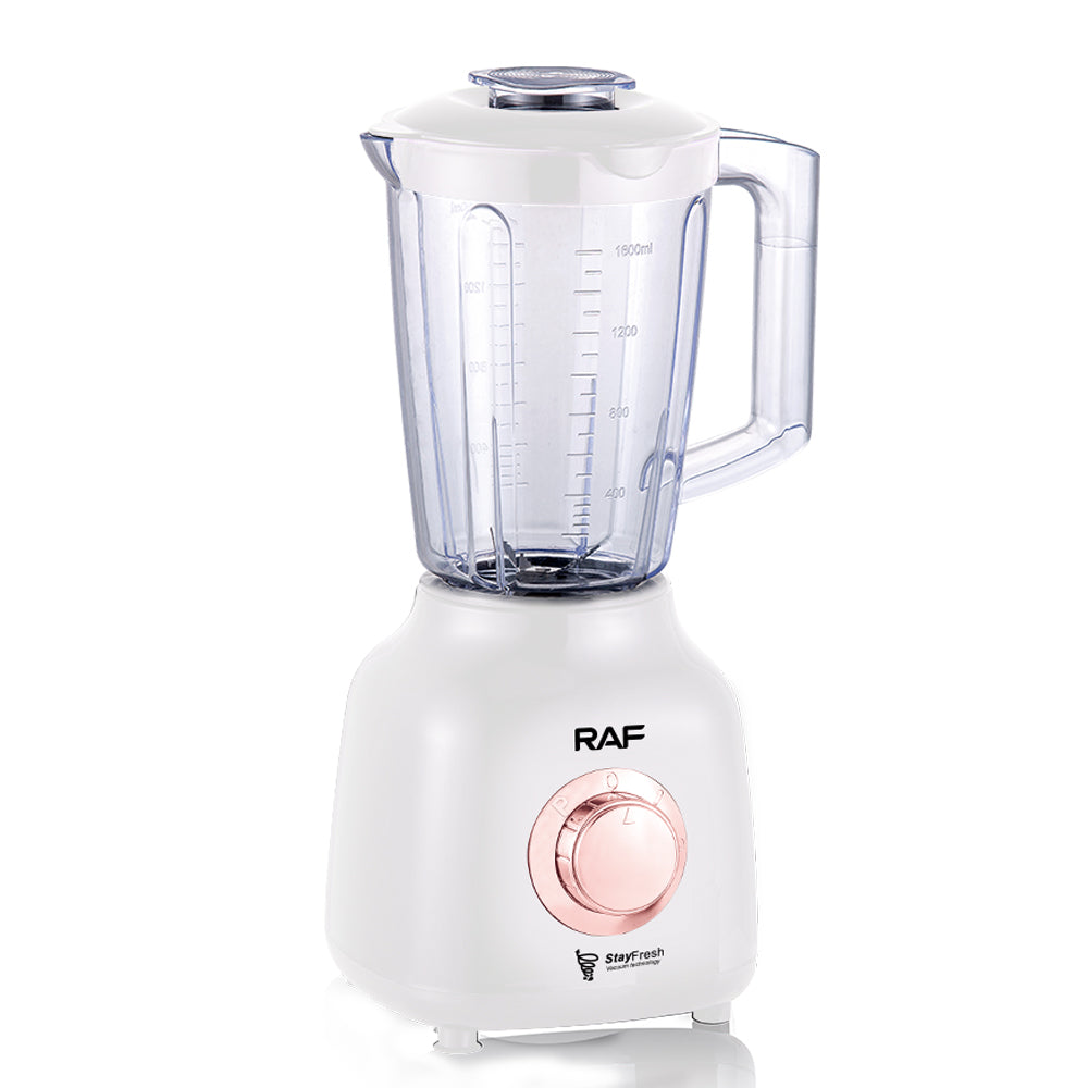 RAF R.2853 2-in-1 Double Cup Blender & Grinder – 500W, 1.5L Capacity, 3-Speed with Pulse Function