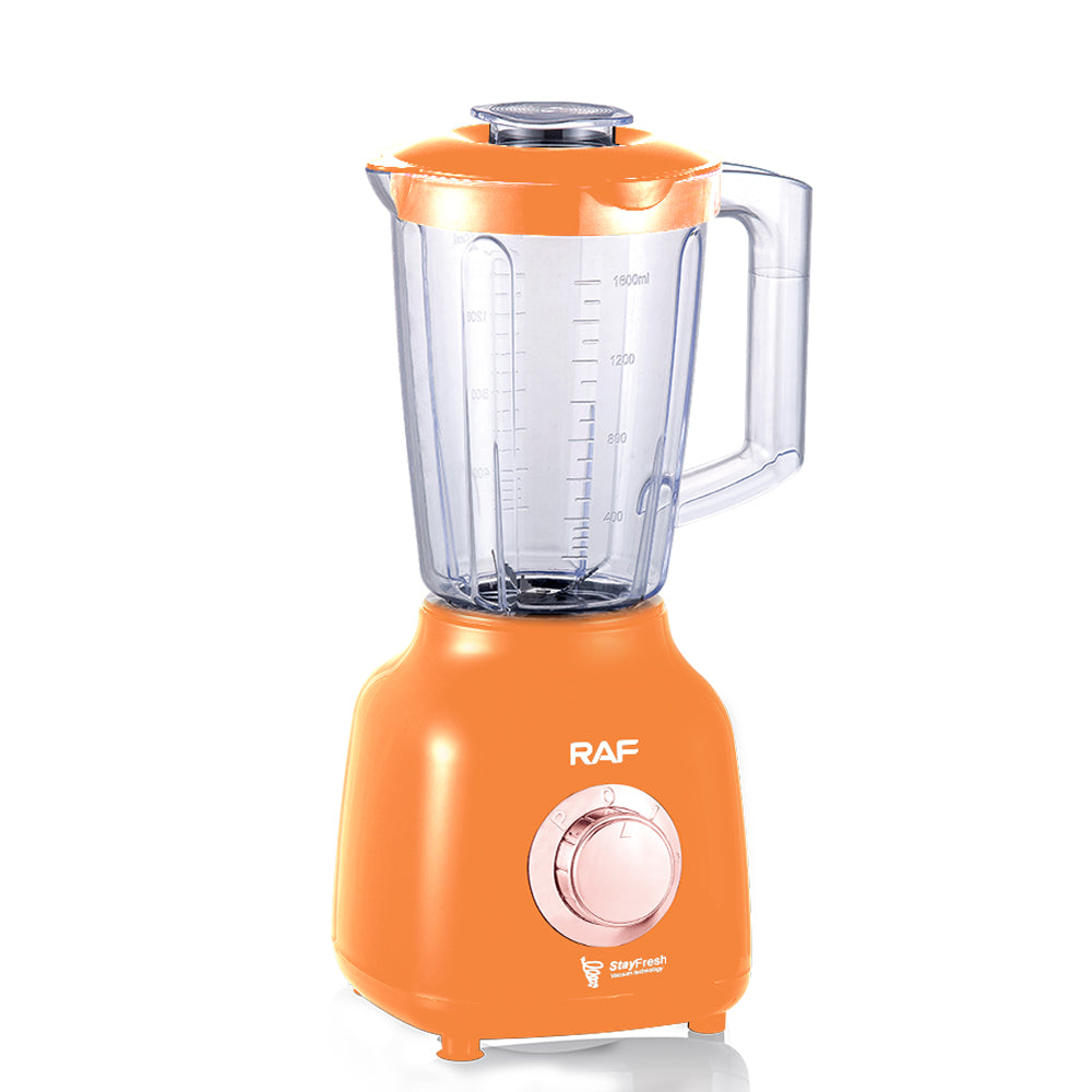 RAF R.2853 2-in-1 Double Cup Blender & Grinder – 500W, 1.5L Capacity, 3-Speed with Pulse Function