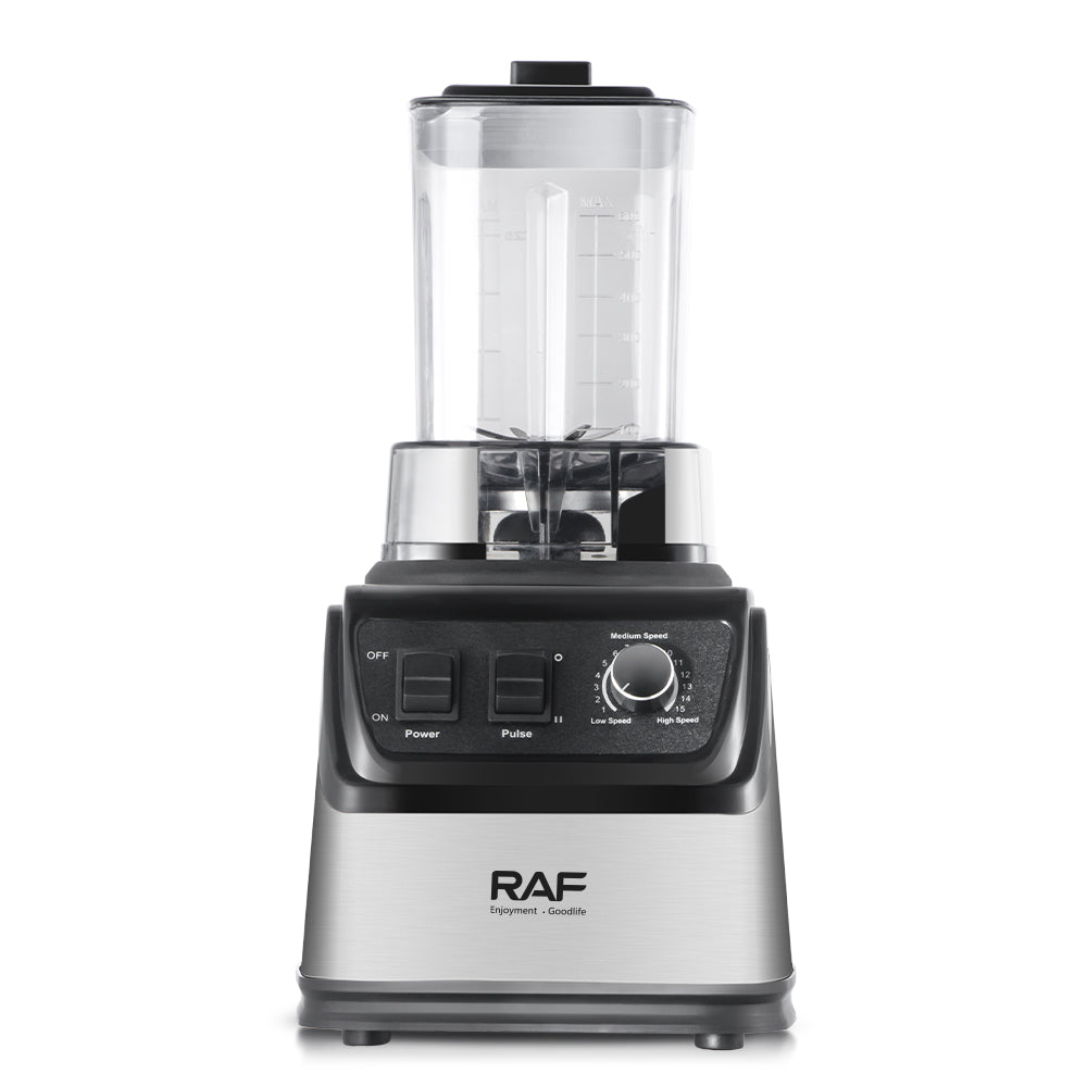 RAF R.2855 Electric Blender – 2600W, 6 Stainless Steel Blades, 4-Speed with Pulse Function & Fast Start