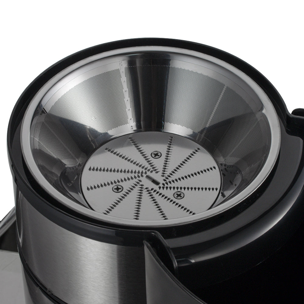 RAF R.2868 Masticating Slow Juicer – 800W, 2-Speed + Pulse Function, Stainless Steel Filter, 600ml Juice & 1500ml Pulp Containers