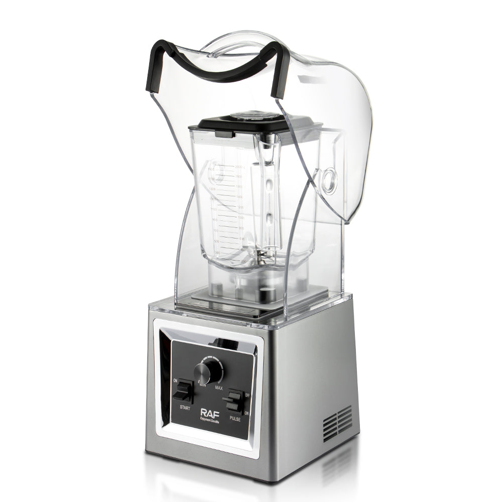RAF R.2884 1800W Quiet Shield Blender – 15 Speed Commercial Smoothie Maker