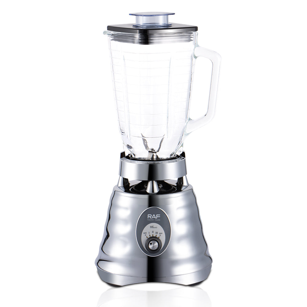 RAF Electric Blender R.2899 1000W Glass Jar with Grinder