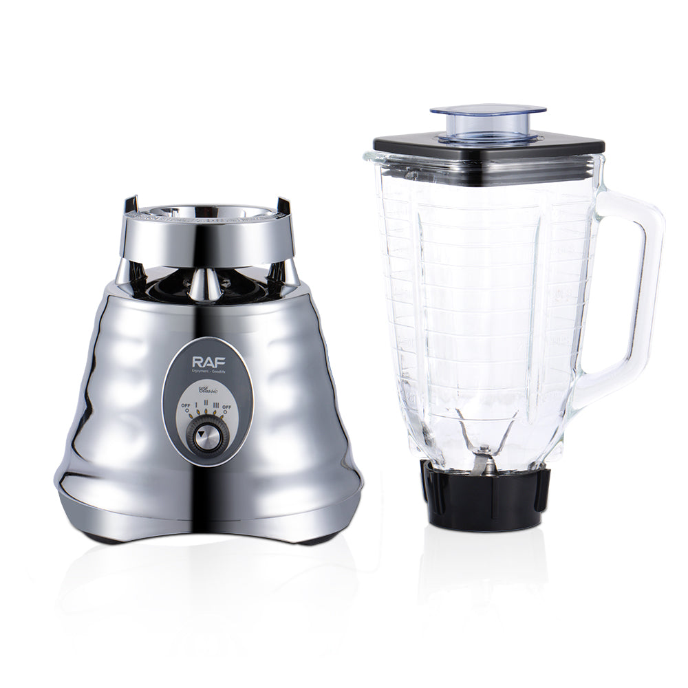 RAF Electric Blender R.2899 1000W Glass Jar with Grinder