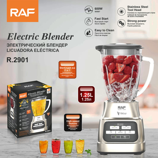 RAF R.2901 Stainless Steel Container Table Mixer & Blender – 600W High-Torque Food Processor