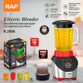 RAF R.2906 Factory Electric Blender & Juicer 2-in-1 – 900W Strong Power, 2-Speed Variable Control
