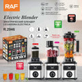 RAF R.2946 8-in-1 Heavy Duty Mixer, Smoothie Juicer & Food Processor – 800W
