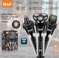 3-in-1 Rechargeable Hair & Beard Trimmer RAF R.4043  – Nose, Beard & Body Shaver with LCD Display