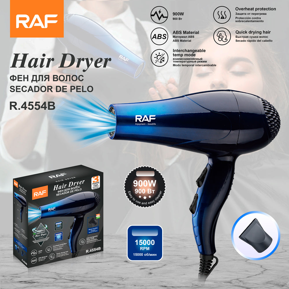 Professional Hair Dryer RAF R.4554 – Reliable Salon Performance for Home & Professional Use
