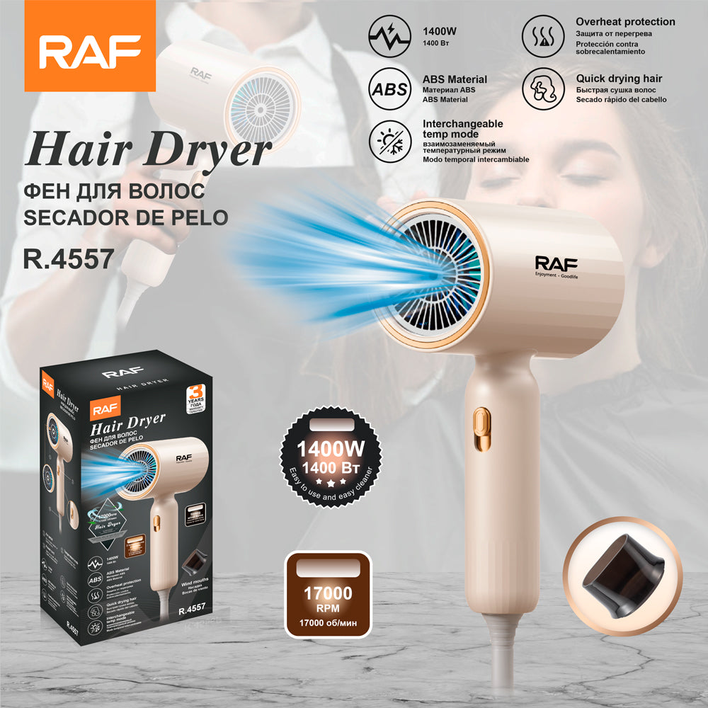 Hair Dryer & Wrap Styler RAF R.4557  – Premium Portable Hair Styling Kit