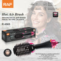 6-in-1 Round Hair Brush RAF R.4565 – Dryer, Straightener, Curler & Volumizer Styler