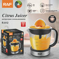RAF R.612 Electric Citrus Juicer – Orange & Lemon Juice Extractor, 0.7L Capacity, Low-Noise 25W Motor