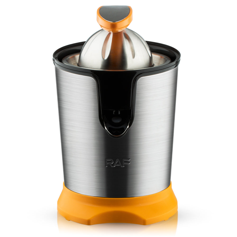RAF R.623 Electric Stainless Steel Citrus Juicer – 25W Quiet Motor Squeezer