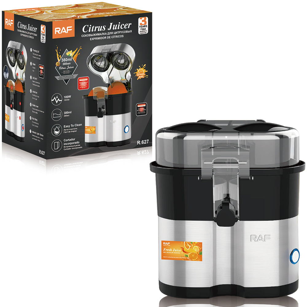 RAF R.627 Automatic Citrus Juicer 380ML – Easy-to-Clean Orange & Lemon Squeezer