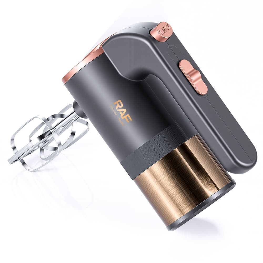 RAF R.6642 300W Hand Mixer – 5 Speed Electric Egg Beater & Dough Mixer