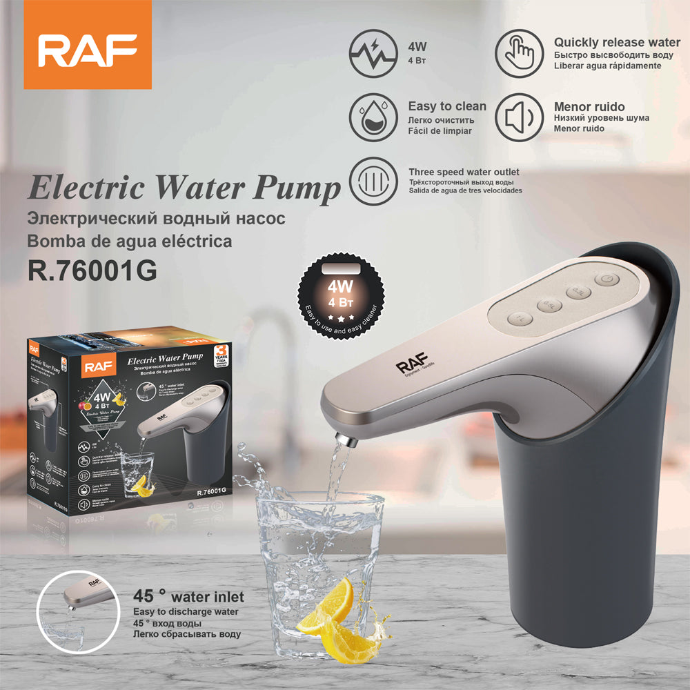 RAF 4W USB Rechargeable Automatic Water Dispenser Pump – Portable Bottle Water Pump (R.76001)