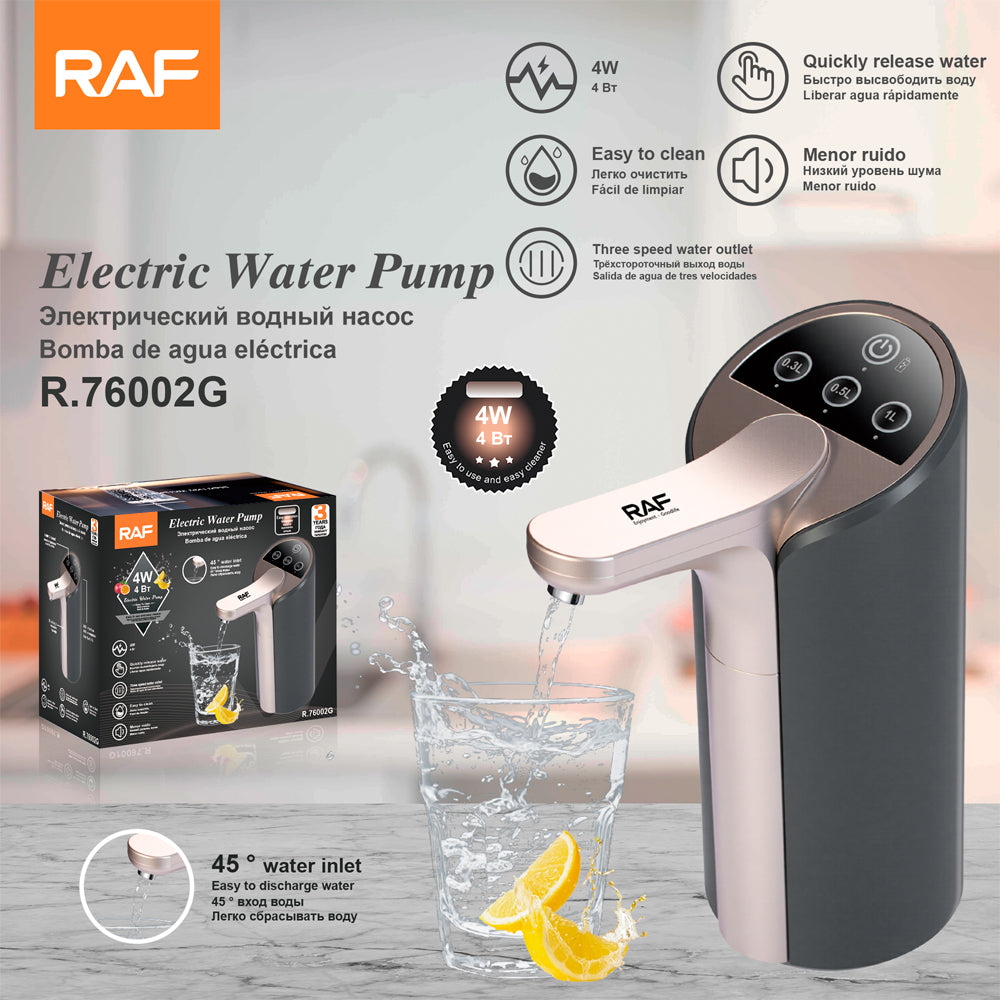 R.76002 Smart Automatic USB Rechargeable Water Pump – Portable Bottle Dispenser